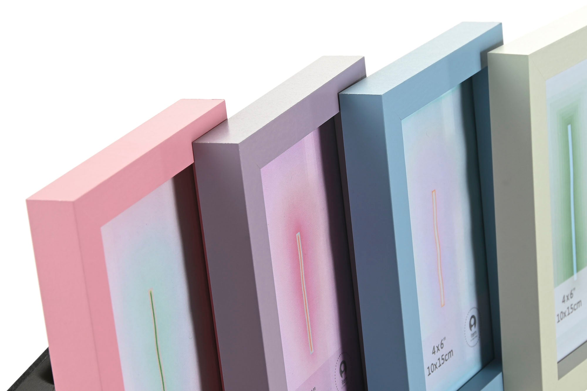 MARCO FOTO 10X15 MDF CRISTAL 12X2X17 4 SURT. - Imagen 2