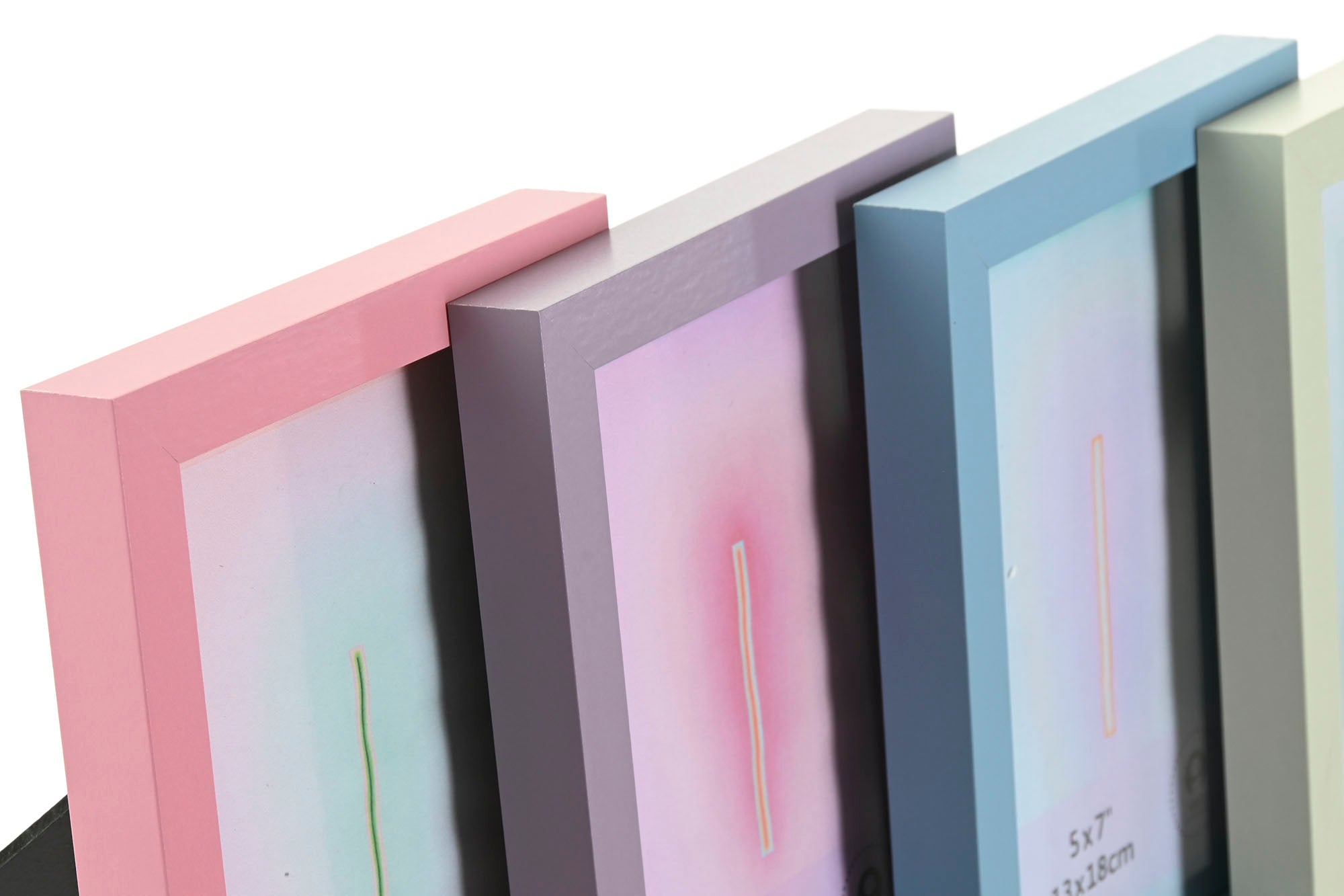 MARCO FOTO 13X18 MDF CRISTAL 20X2X15 4 SURT. - Imagen 2