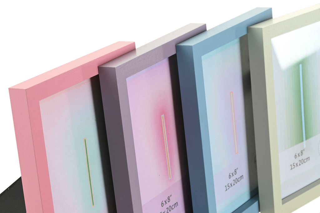 MARCO FOTO 15X20 MDF CRISTAL 22X2,5X17 4 SURT. - Imagen 1