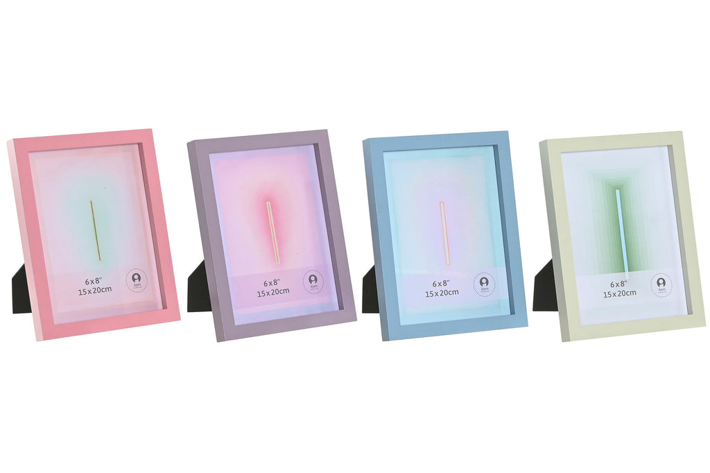 MARCO FOTO 15X20 MDF CRISTAL 22X2,5X17 4 SURT. - Imagen 2