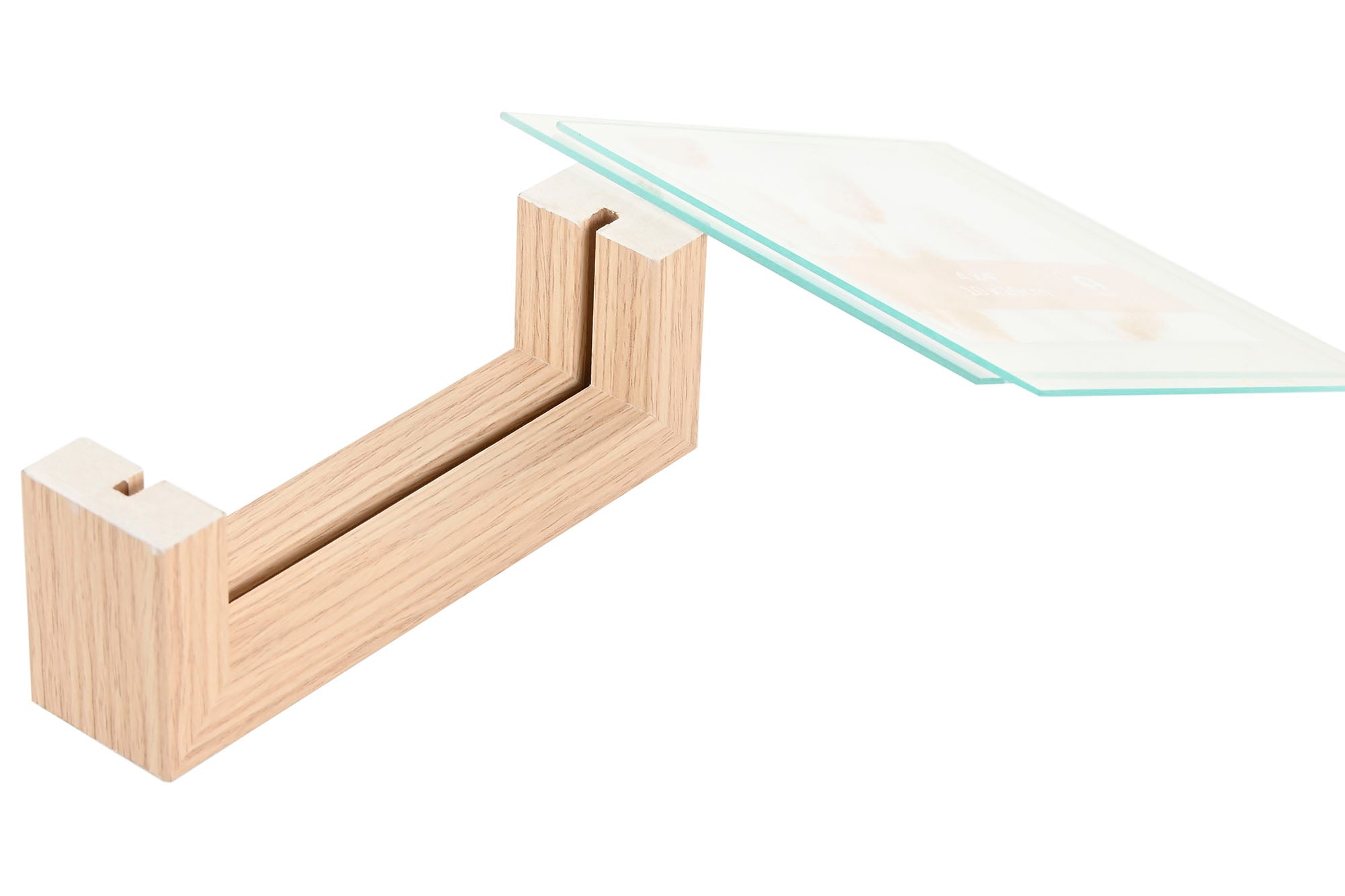 MARCO FOTO SET 3 MDF CRISTAL 15X3,5X19 NATURAL - Imagen 3