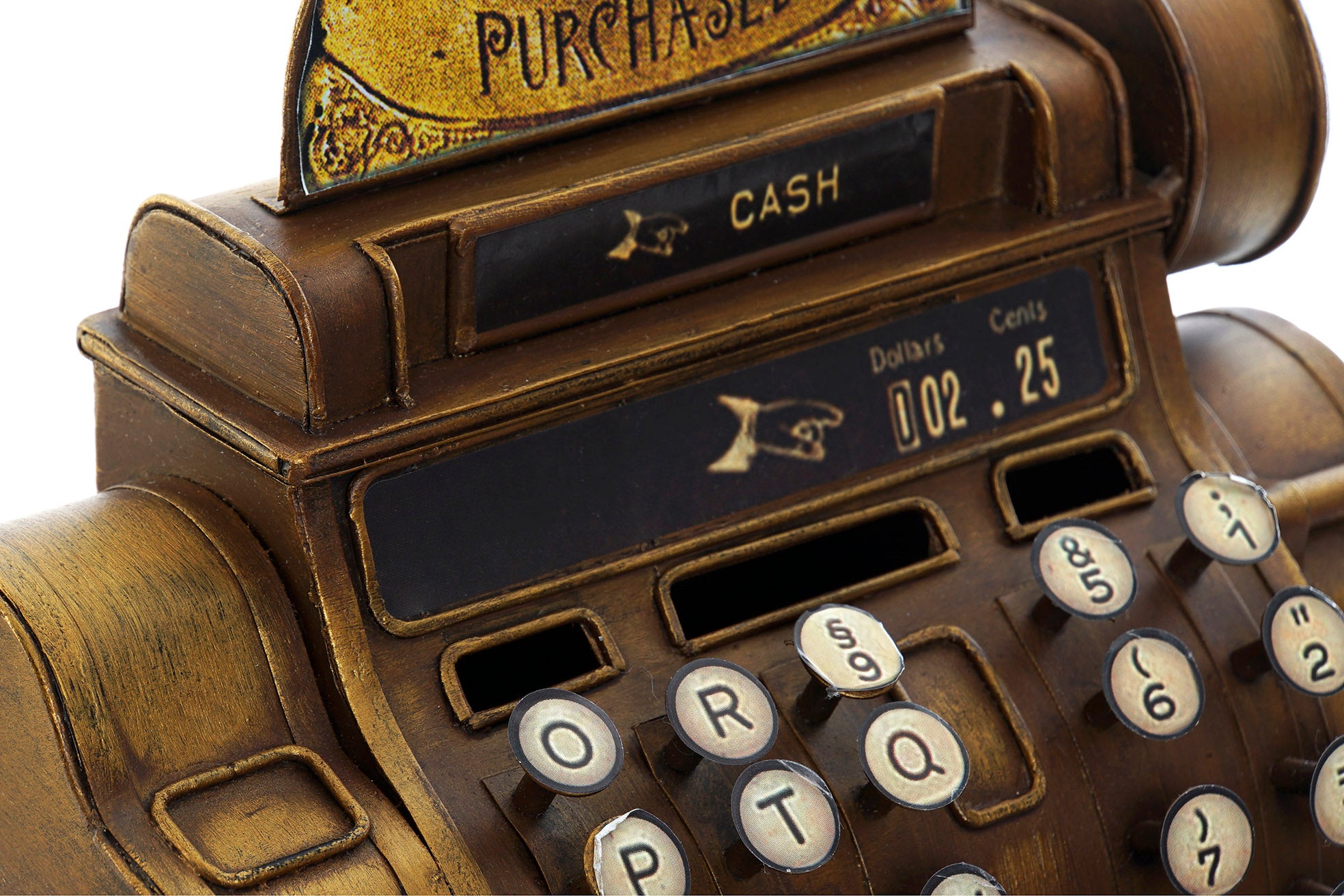 FIGURA METAL 23X14X23 REGISTRADORA - Imagen 2