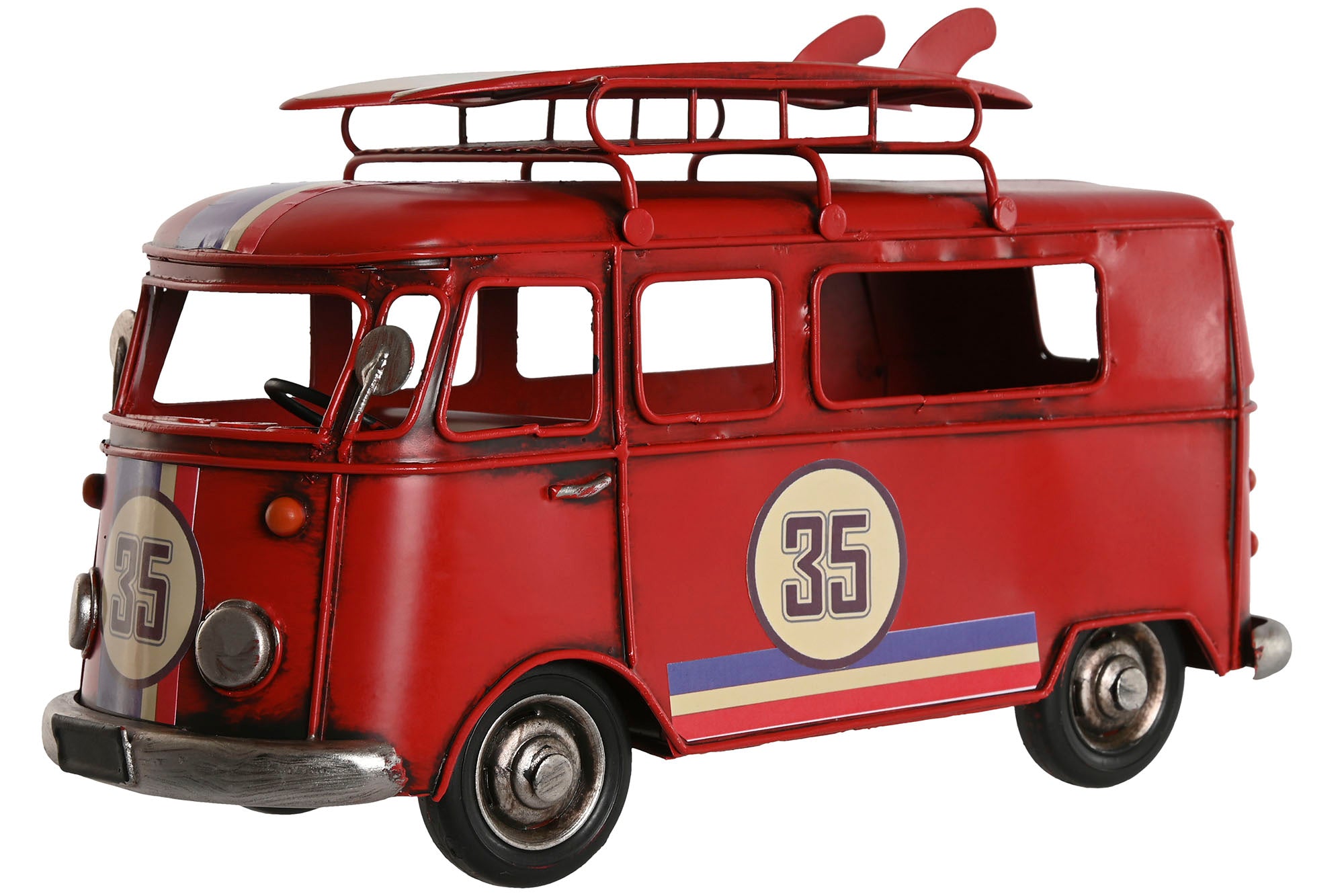 VEHICULO DECORACION METAL 27X10X16 3 SURT. - Imagen 4