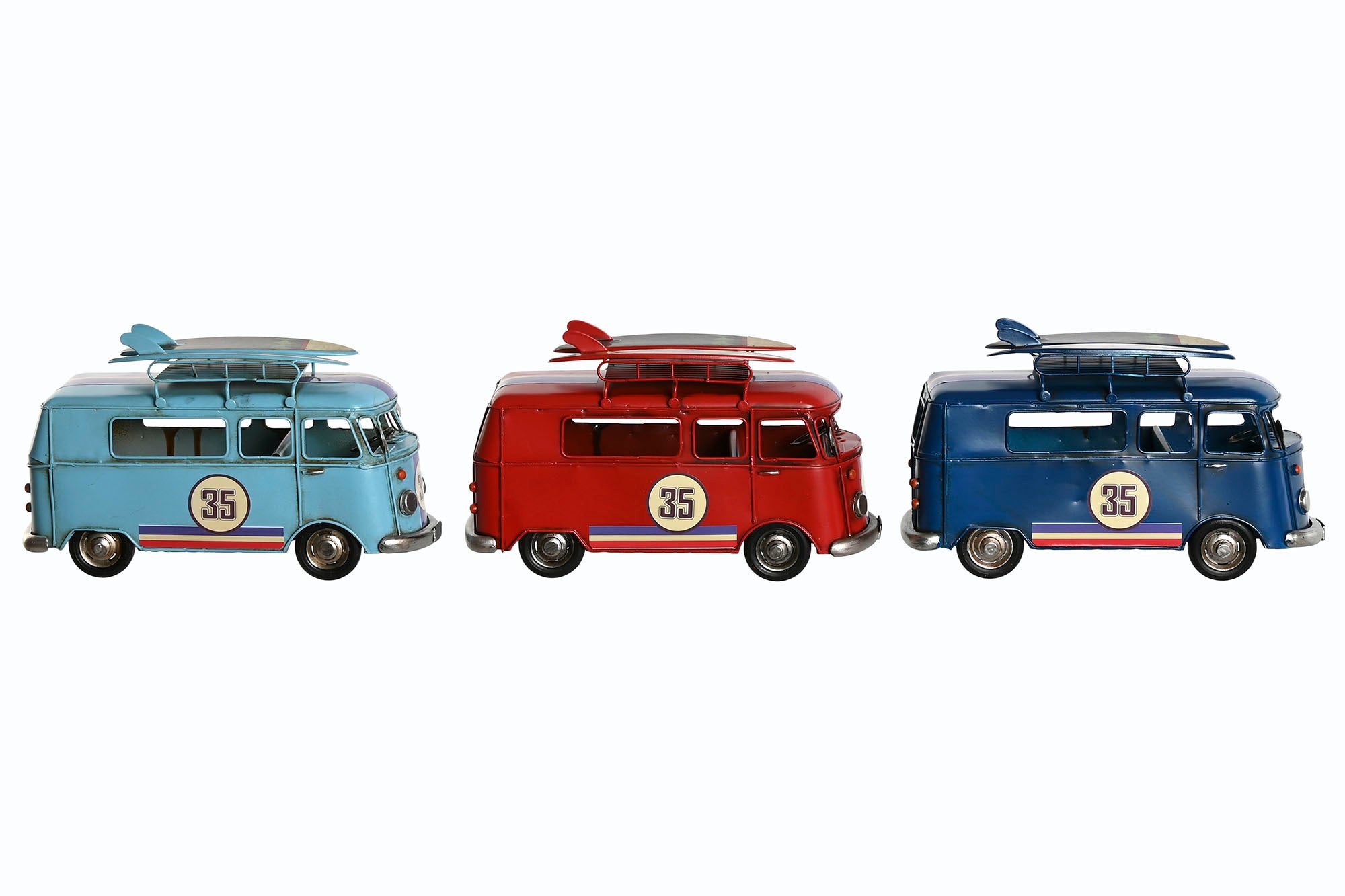 VEHICULO DECORACION METAL 27X10X16 3 SURT. - Imagen 3