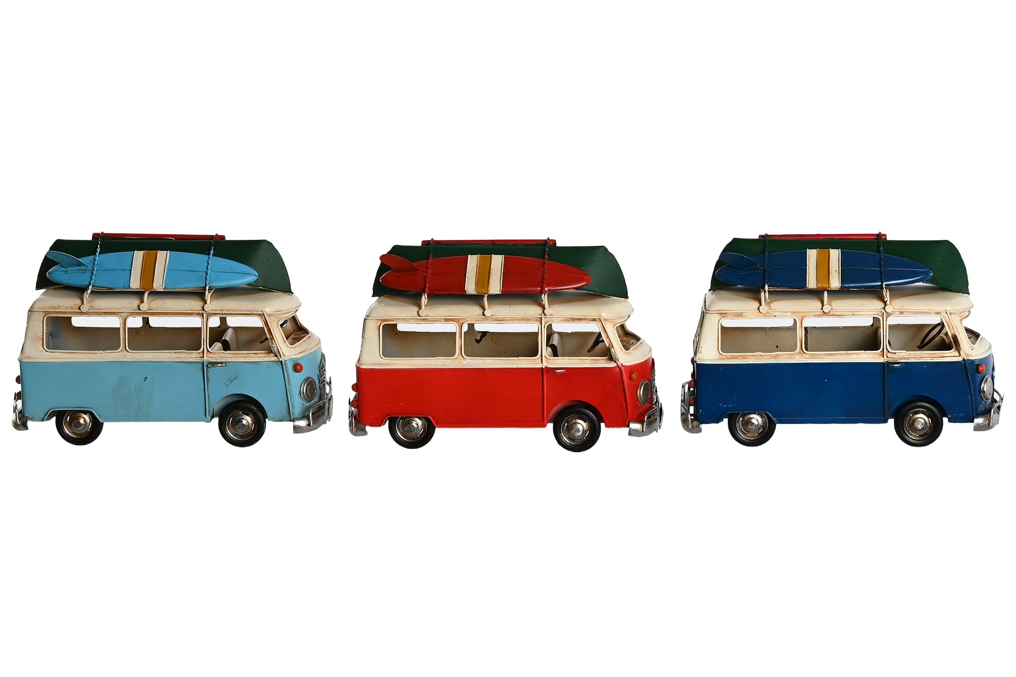 VEHICULO DECORACION METAL 28X13,5X17,5 3 SURT. - Imagen 1