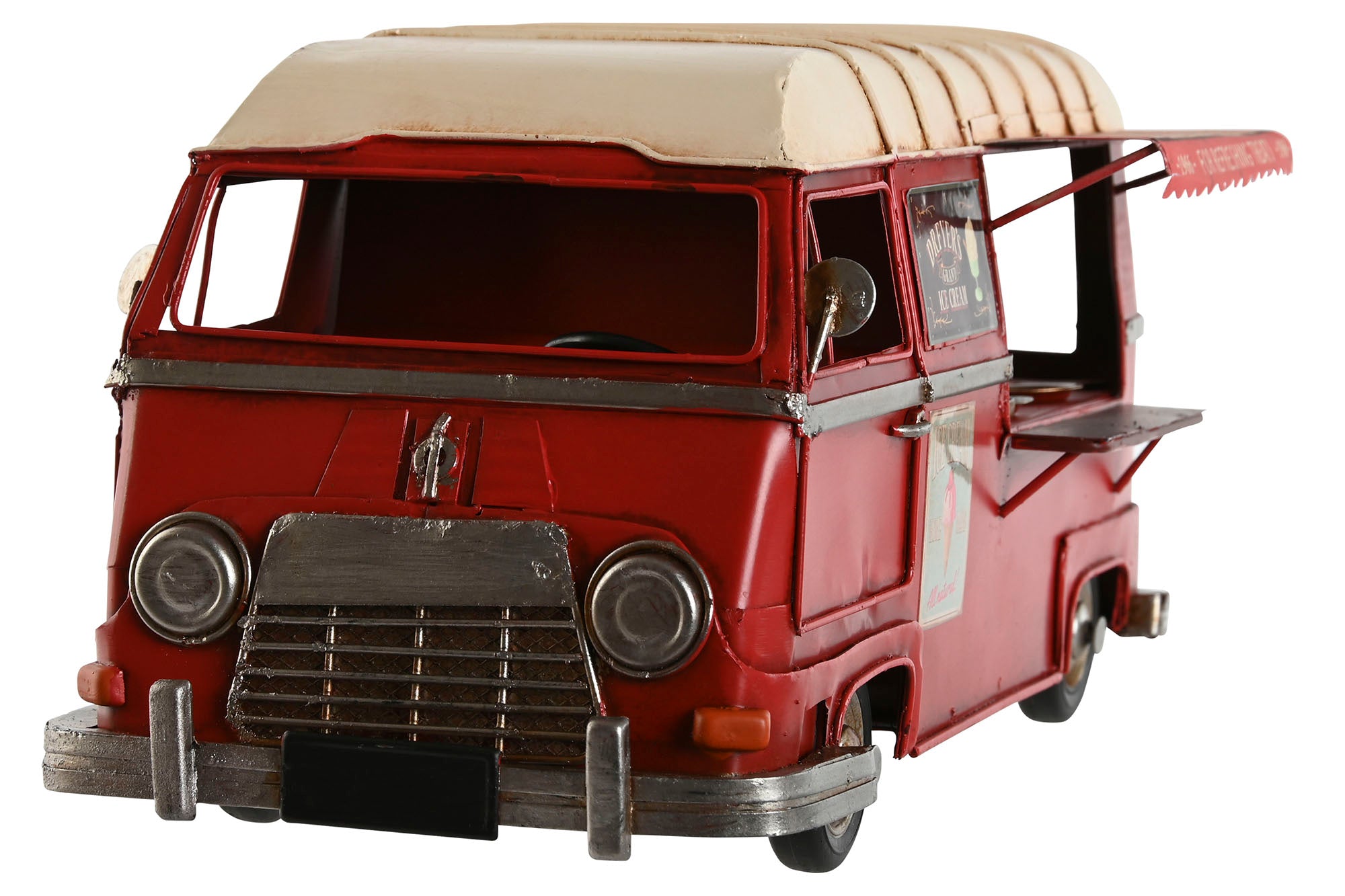 VEHICULO DECORACION METAL 33X17X16 2 SURT. - Imagen 1