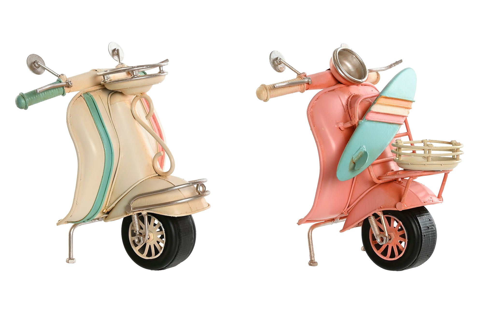 VEHICULO DECORACION METAL 16X18X11 2 SURT. - Imagen 1