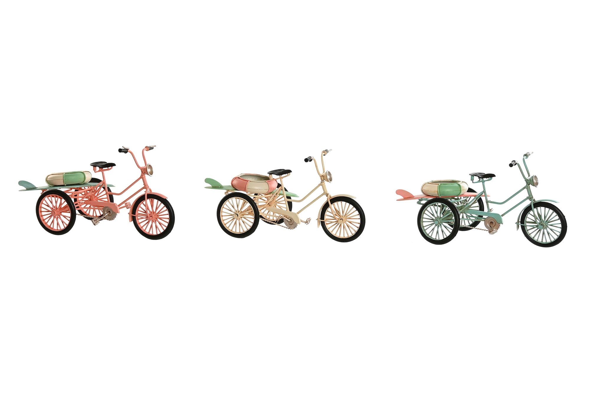 VEHICULO DECORACION METAL 26,5X12X14 3 SURT. - Imagen 1