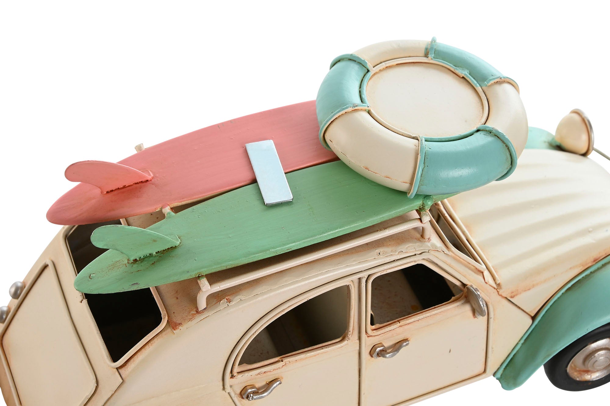 VEHICULO DECORACION METAL 28X11X11,5 3 SURT. - Imagen 3