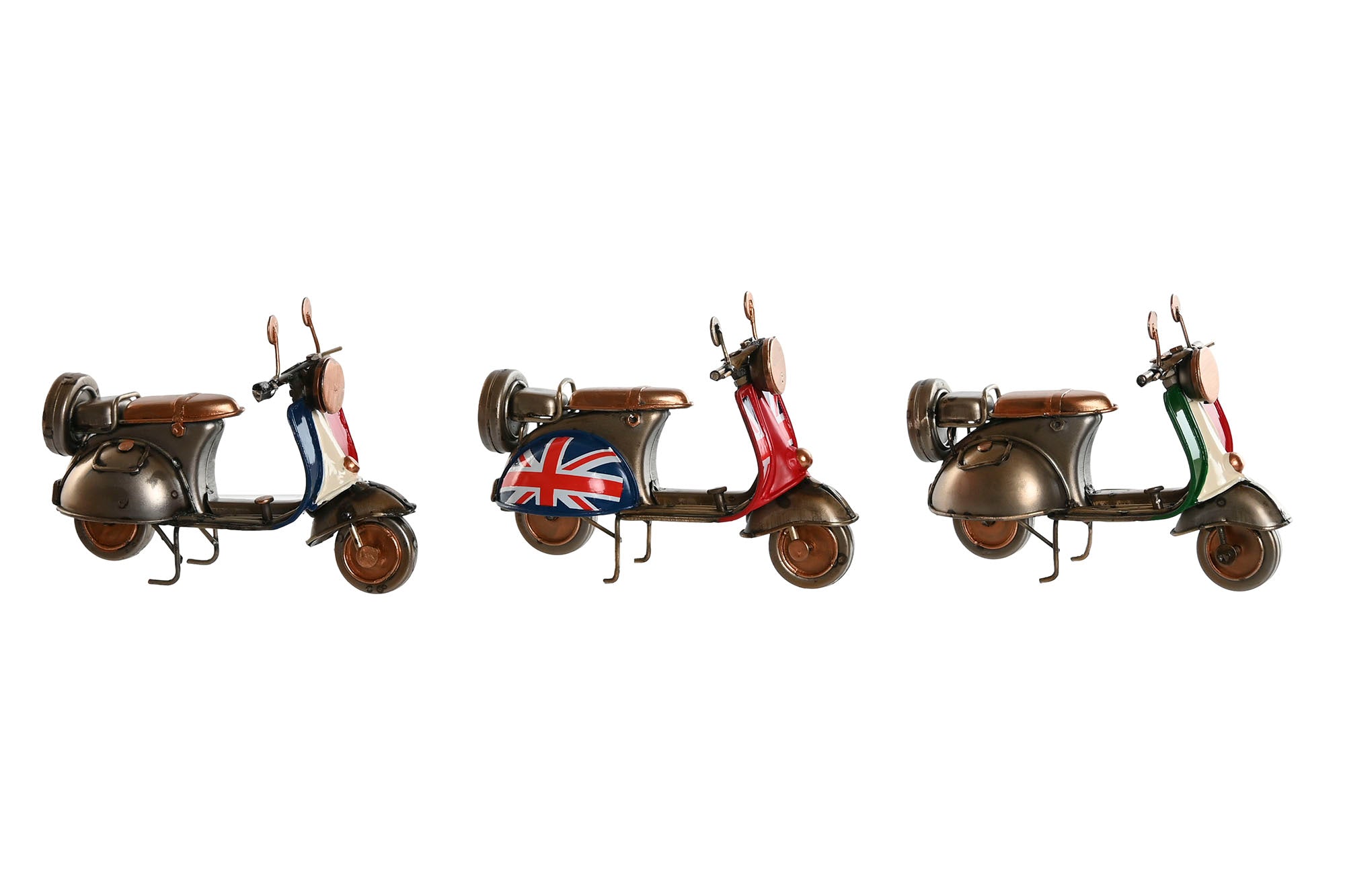 VEHICULO DECORACION METAL 11X6X7 3 SURT. - Imagen 2