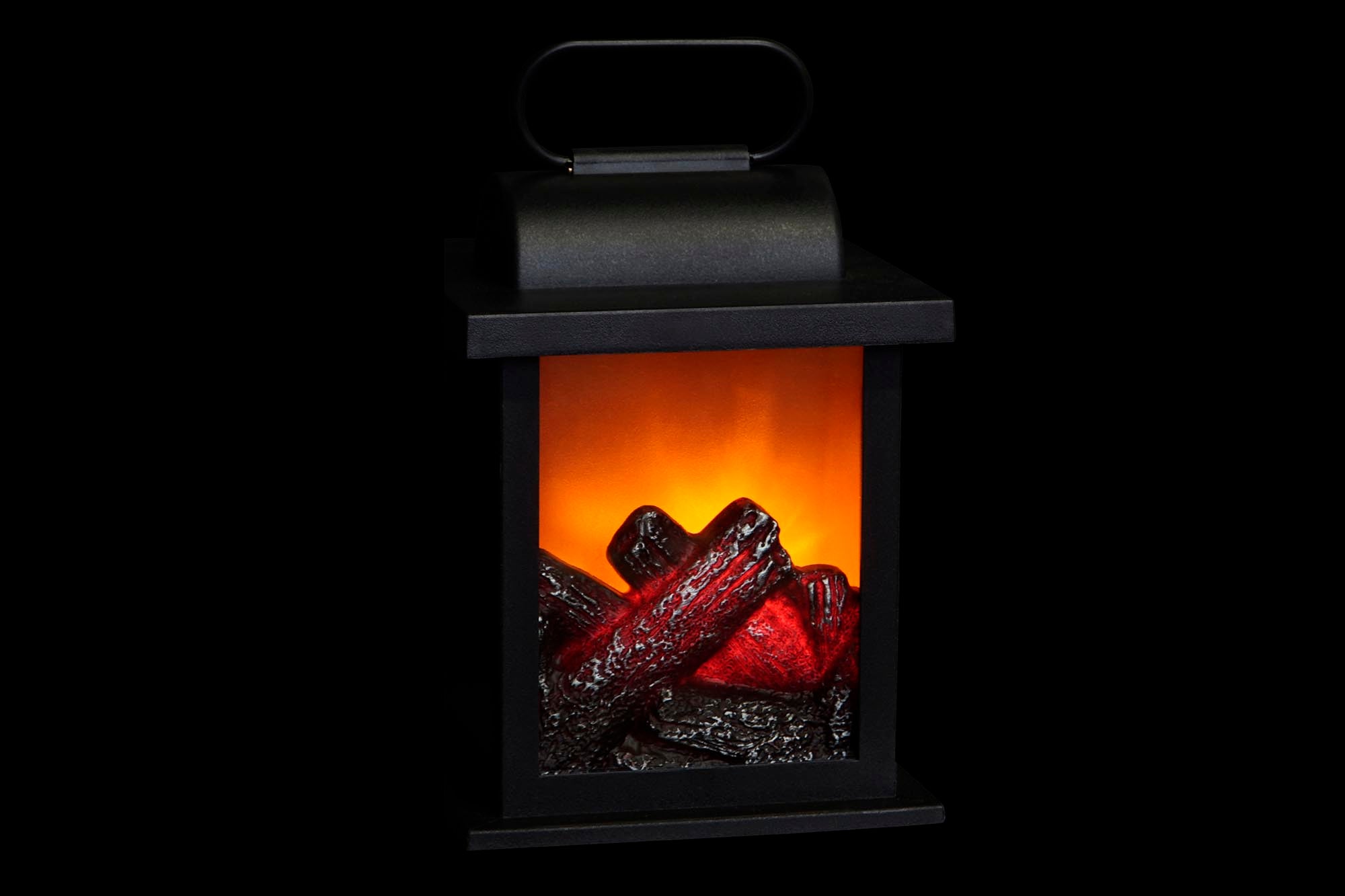 CHIMENEA LED PP 12X12X18 NEGRO - Imagen 2