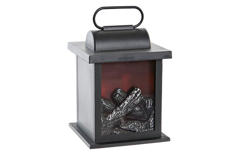 CHIMENEA LED PP 12X12X18 NEGRO - Imagen 1