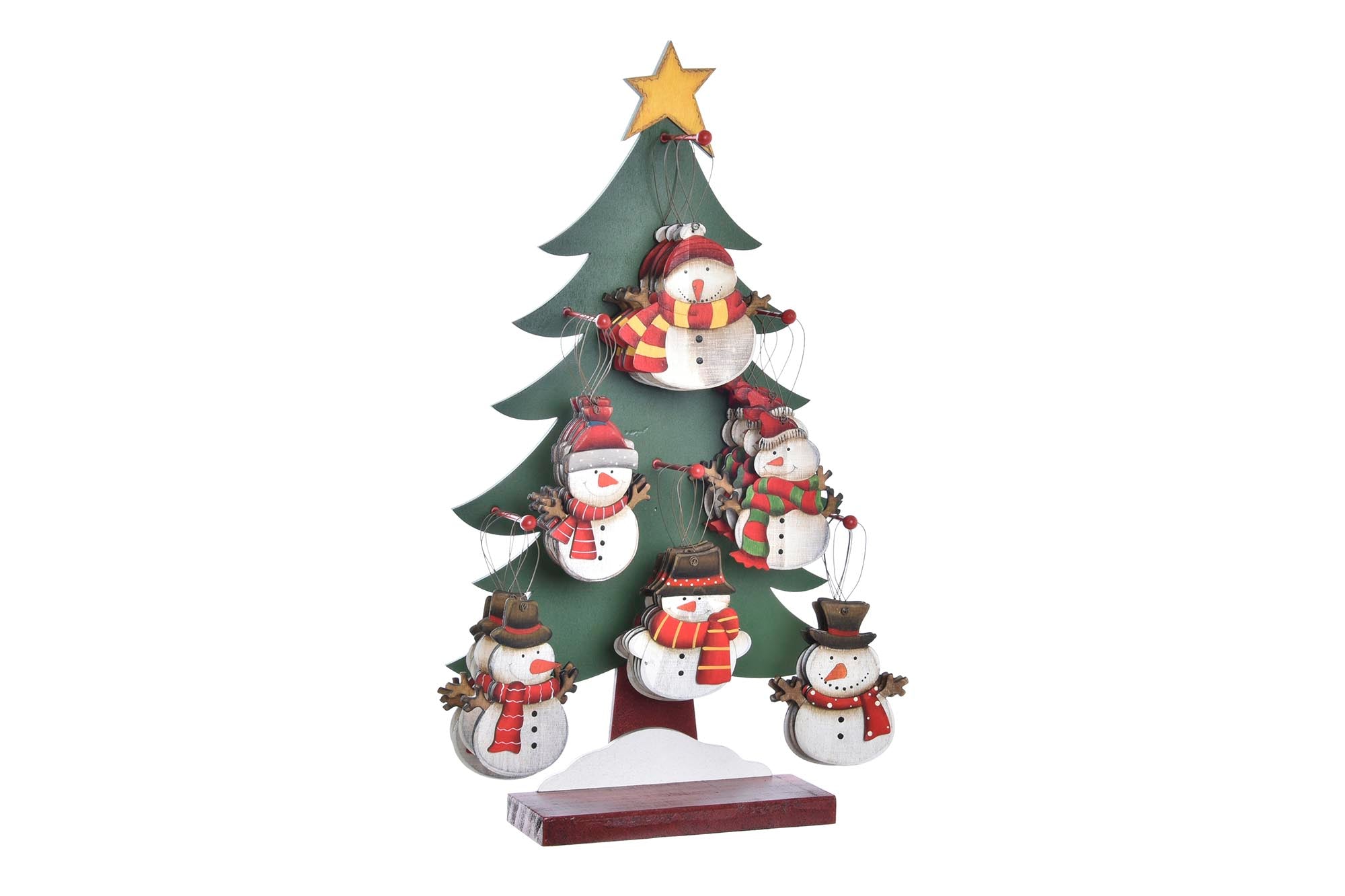 DECORACION COLGANTE MADERA 30X12X63 6 SURT. - Imagen 1