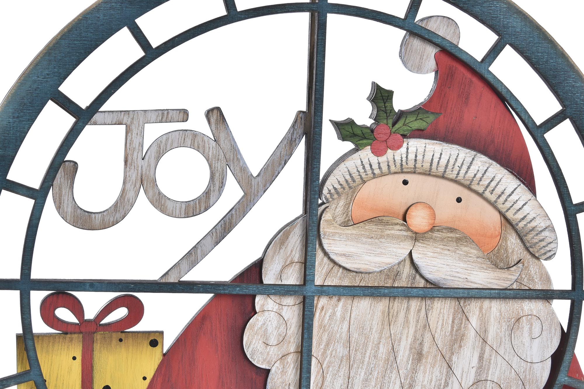 DECORACION COLGANTE MADERA 33,5X1,2X33,5 2 SURT. - Imagen 1