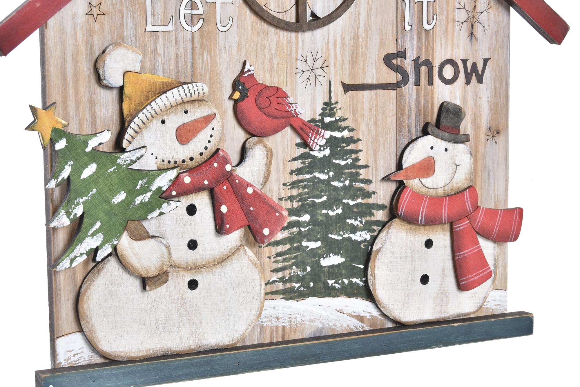 DECORACION COLGANTE MADERA 30X2X28 2 SURT. - Imagen 3