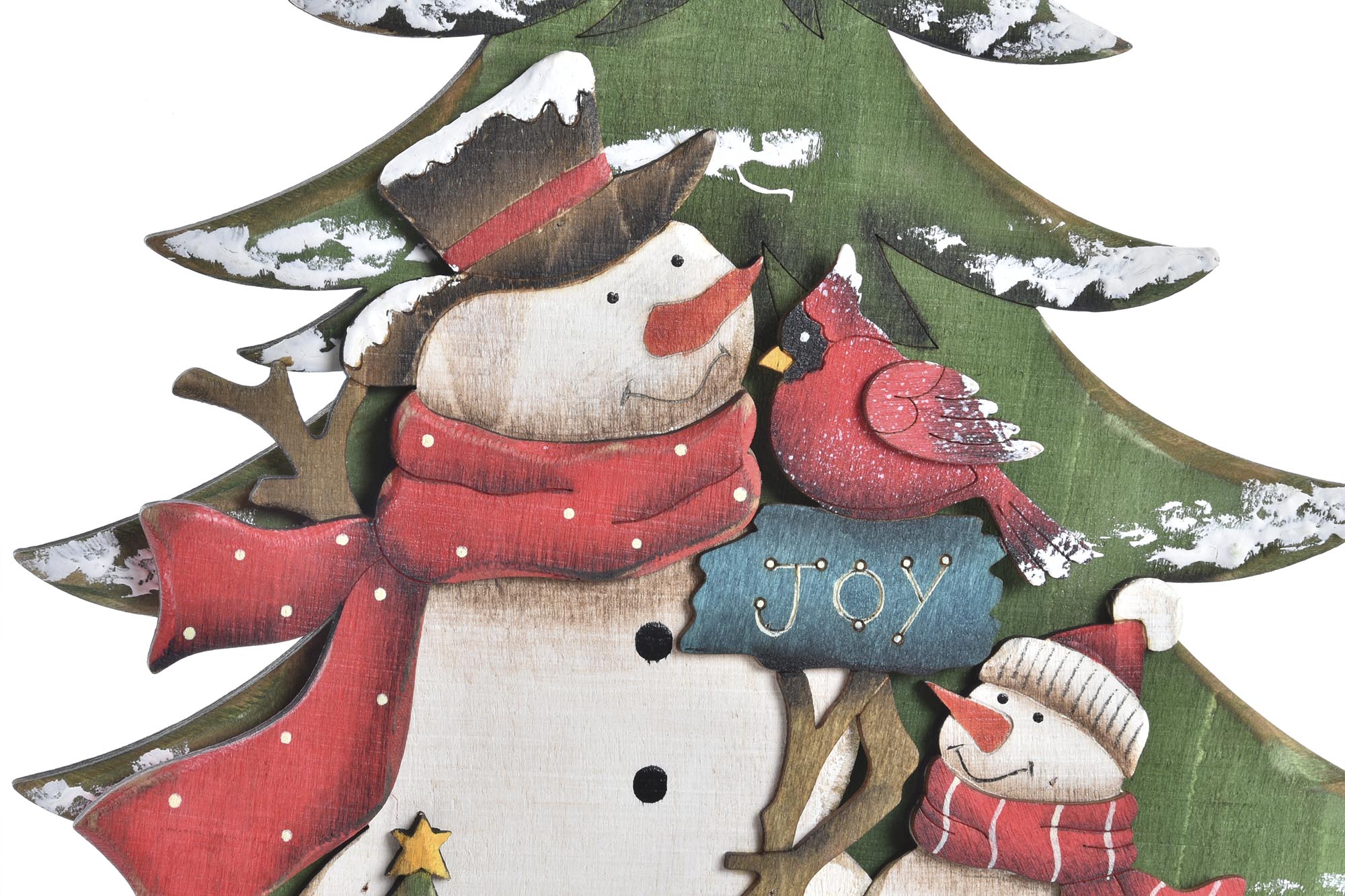 DECORACION COLGANTE MADERA 28,5X2X34,5 2 SURT. - Imagen 1