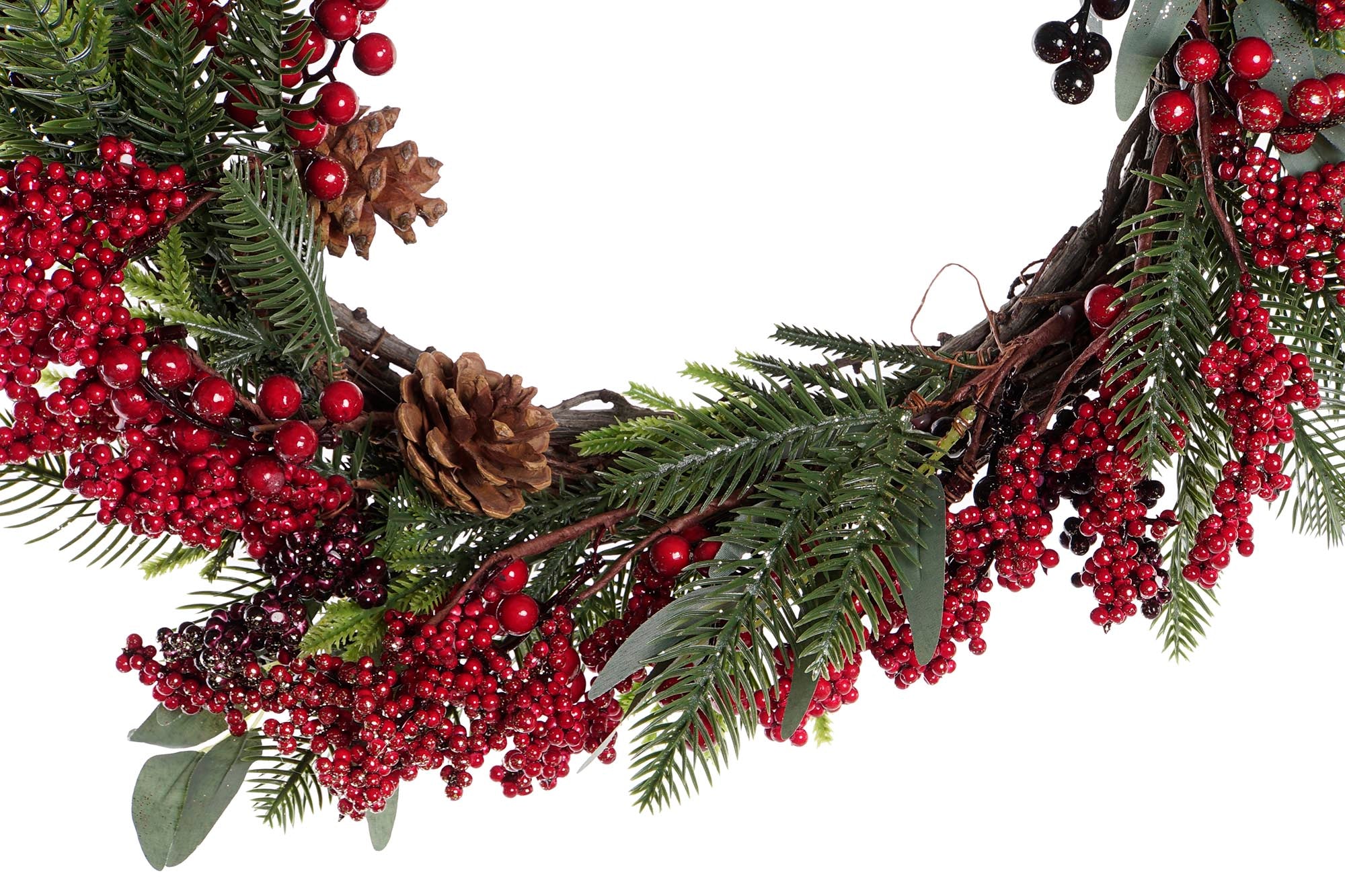 CORONA PVC METAL 50X12X50 PUERTA ROJO