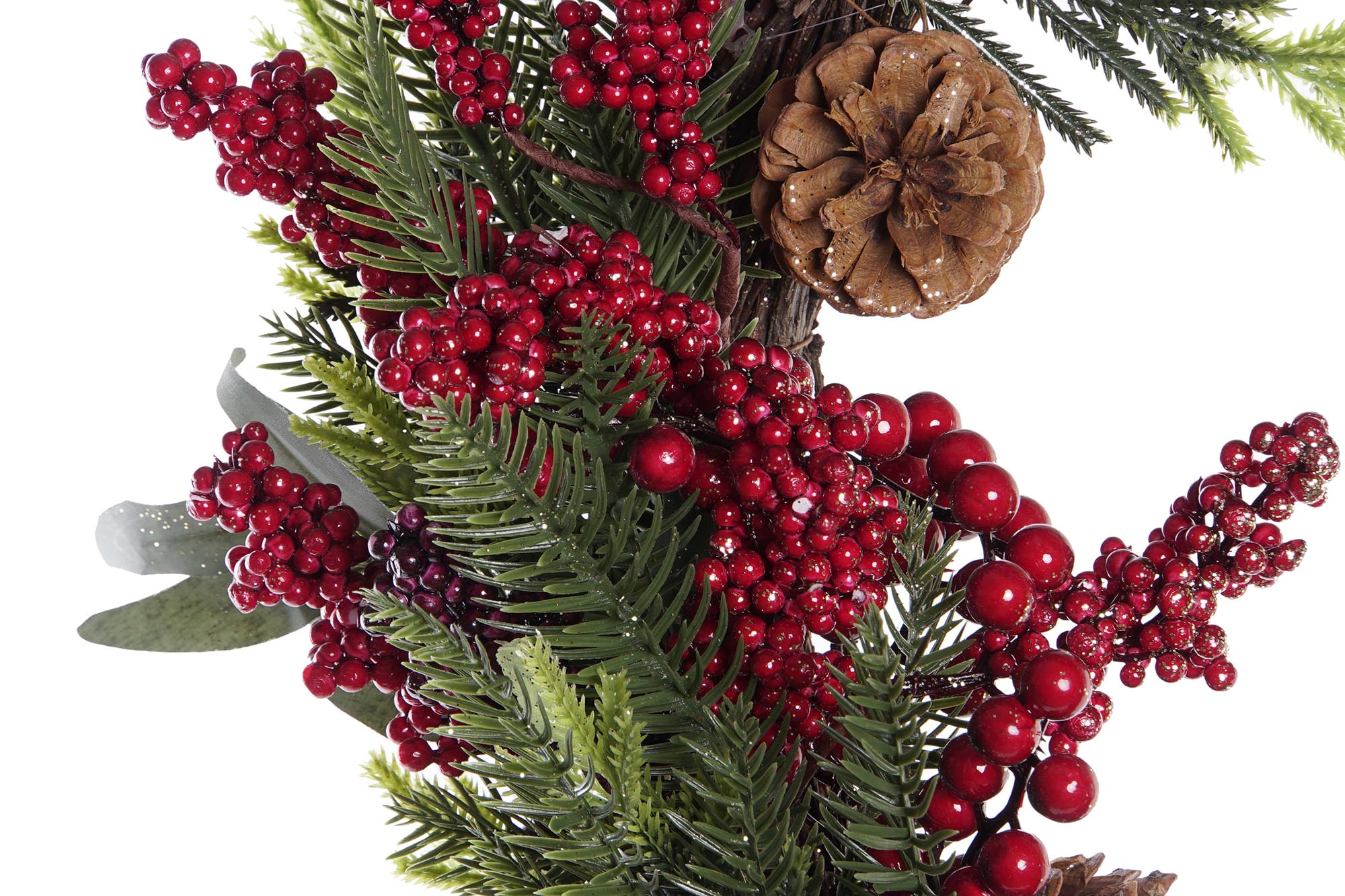 CORONA PVC METAL 50X12X50 PUERTA ROJO