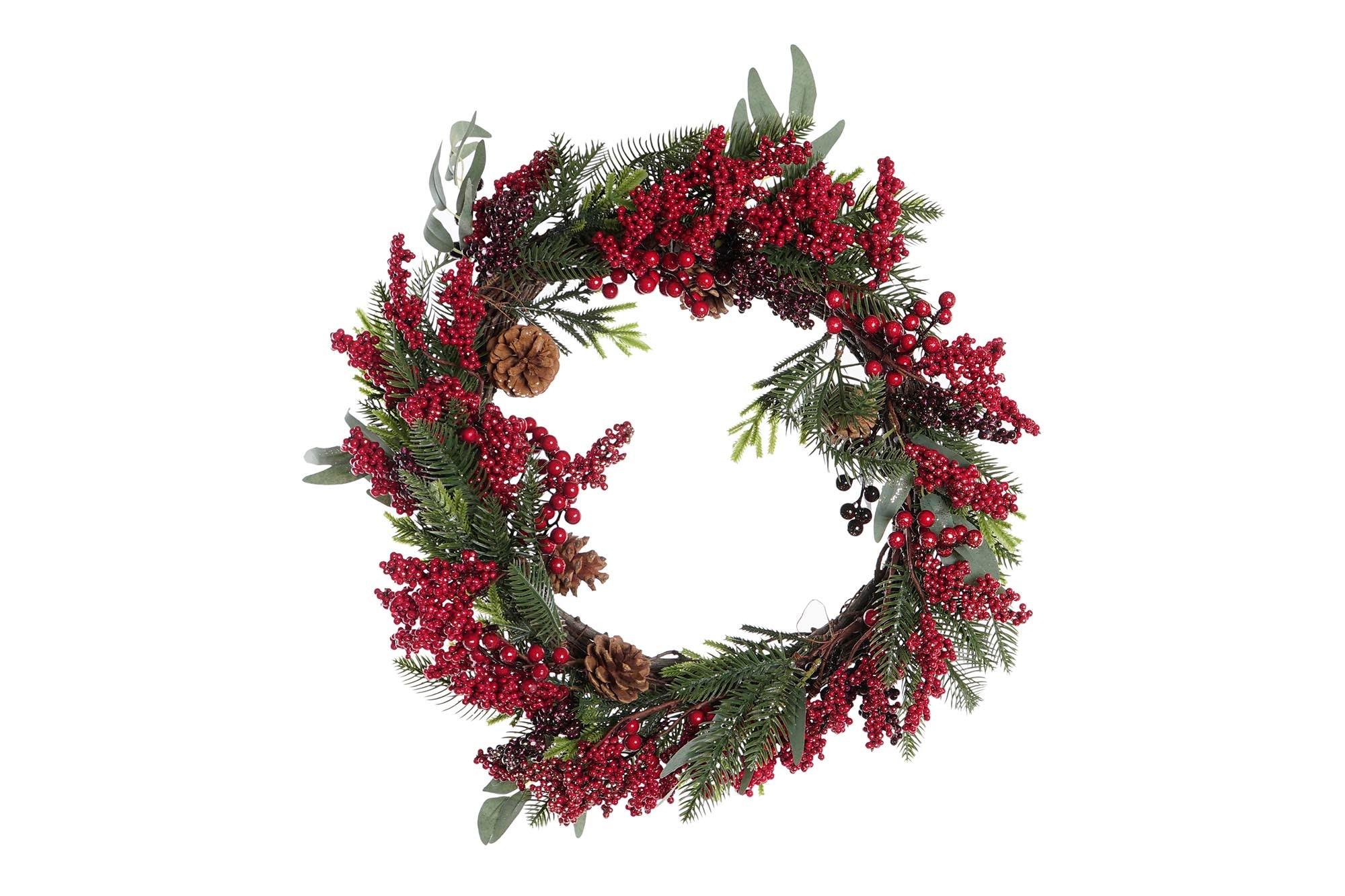 CORONA PVC METAL 50X12X50 PUERTA ROJO