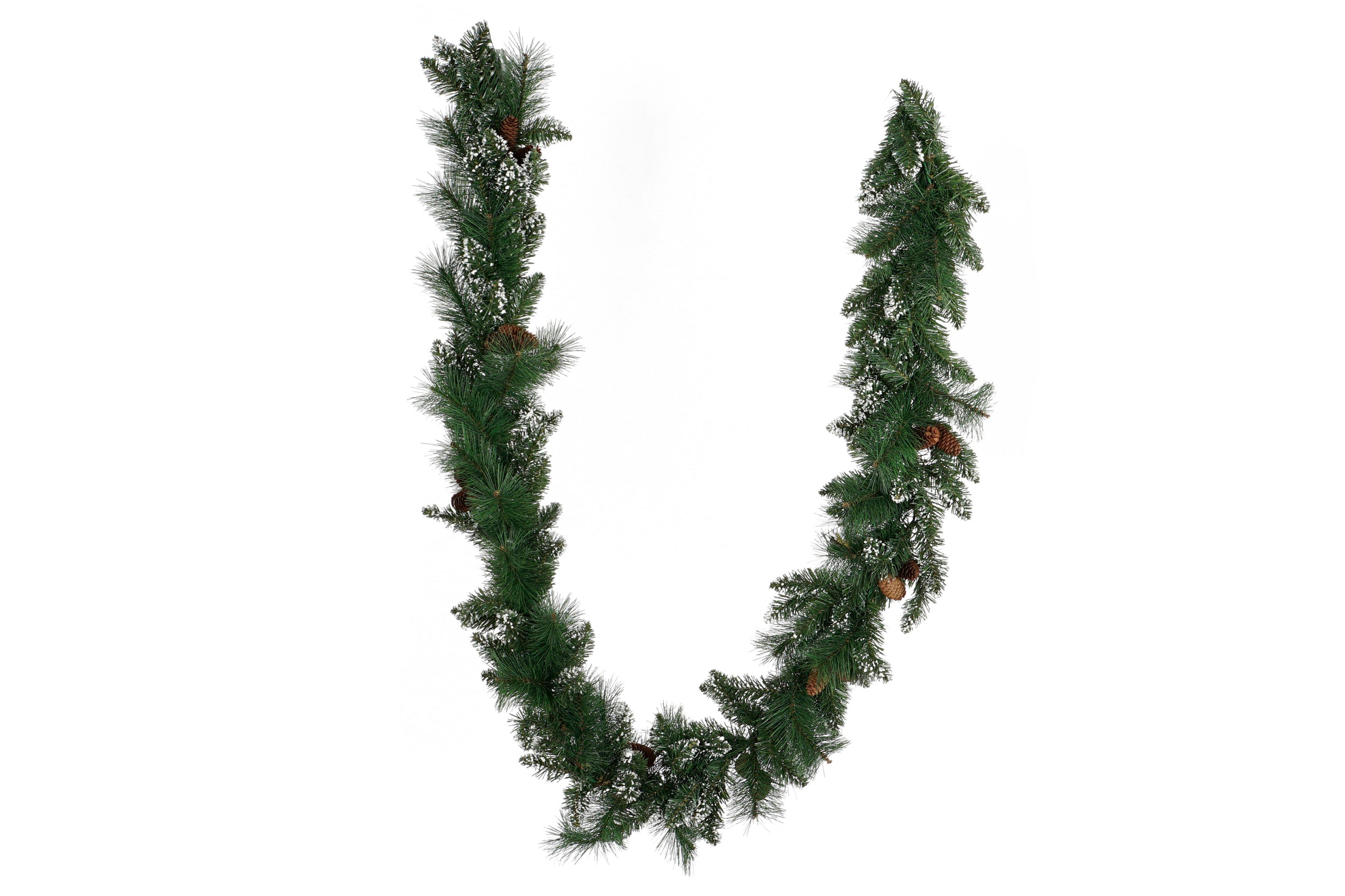 DECORACION COLGANTE PVC 270X25X25 RAMA VERDE