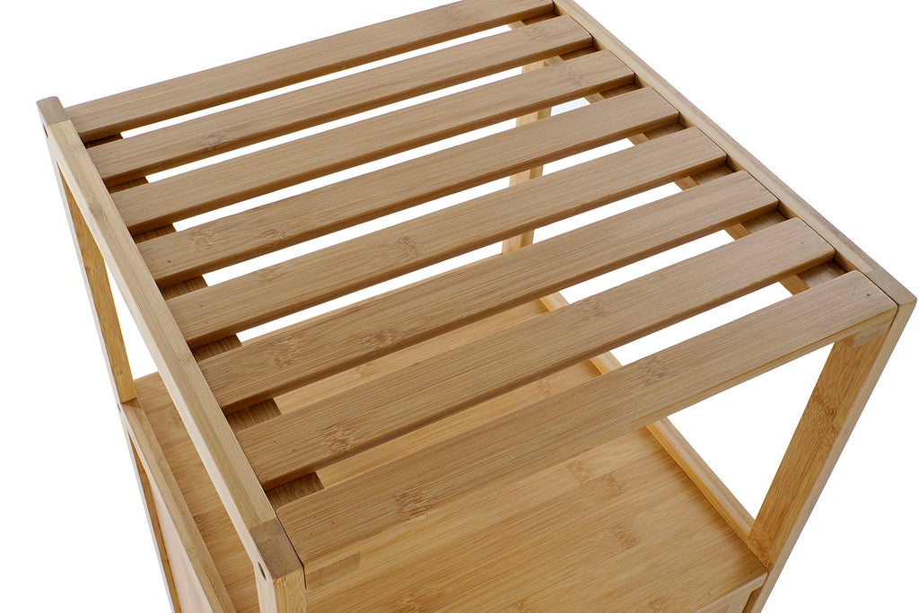 ESTANTERIA BAMBU 40X40X90 3EST, PUERTA NATURAL