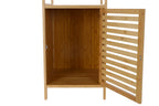 ESTANTERIA BAMBU 40X40X90 3EST, PUERTA NATURAL