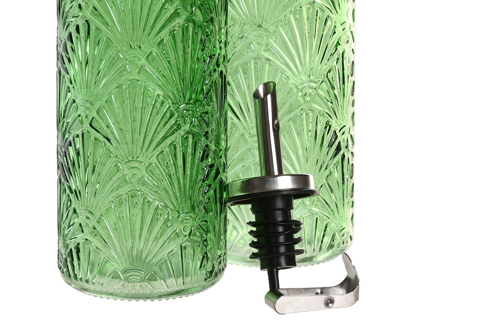 ACEITERA VINAGRERA SET 2 CRISTAL 14X7,4X32 500ML