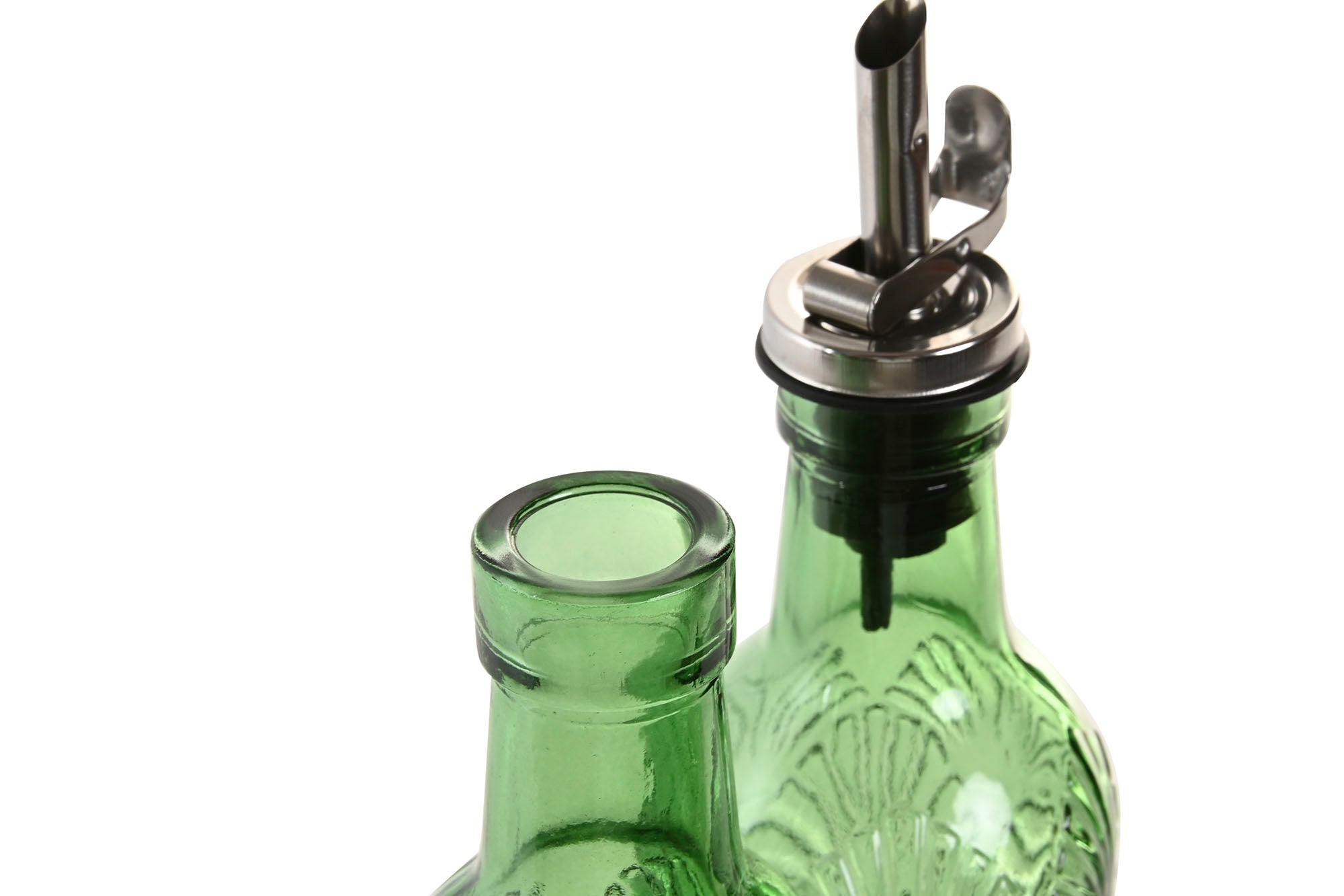 ACEITERA VINAGRERA SET 2 CRISTAL 14X7,4X32 500ML