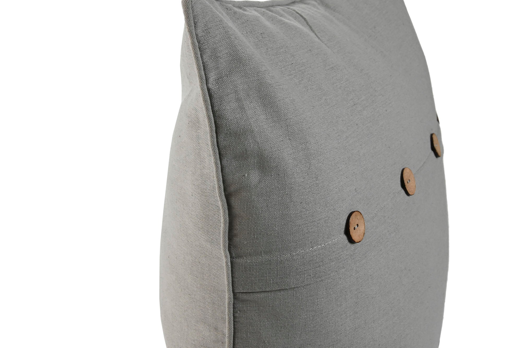 PACK DE 2 COJIN ALGODON POLIESTER 60X8X60 BOTONES COCO