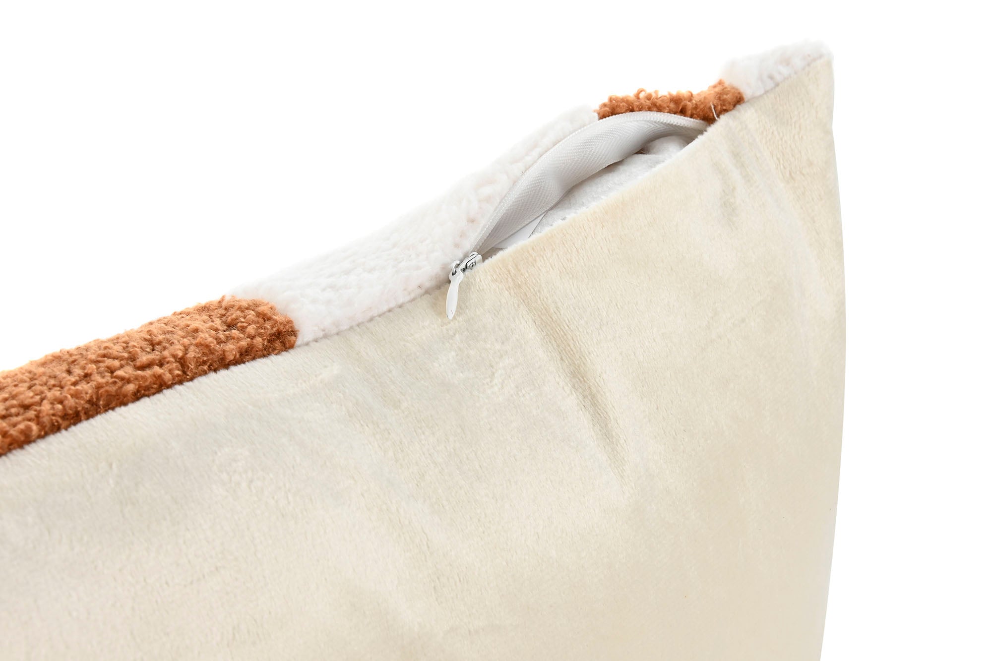 PACK DE 2 COJIN POLIESTER 50X8X30 380 GRS PATCHWORK BLANCO