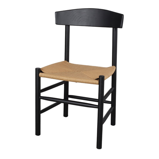 WALTER NEGRO SILLA MADERA FRESNO COLOR NEGRO ASIENTO ENEA L51xA46xHA45/HR84CM